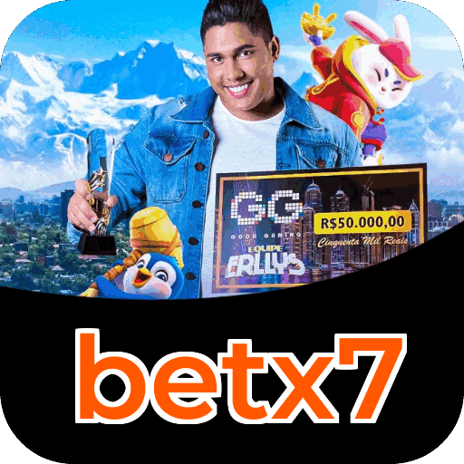 Interface do aplicativo betx7 mostrando jogos disponíveis no iOS e Android